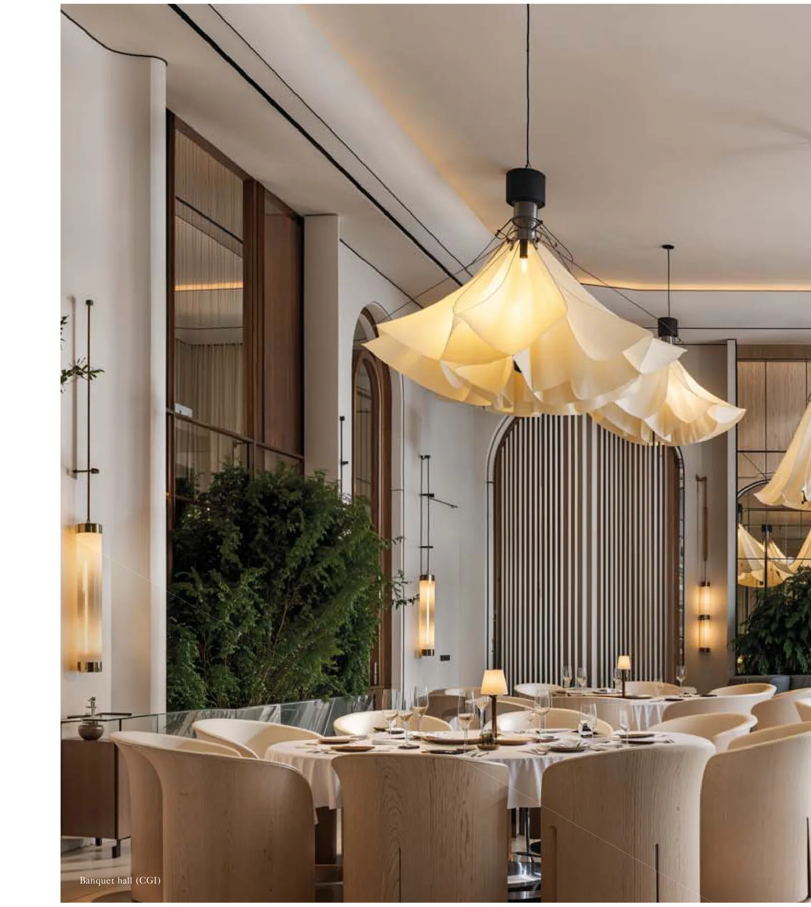 Banquet hall at Lodha Sylvan