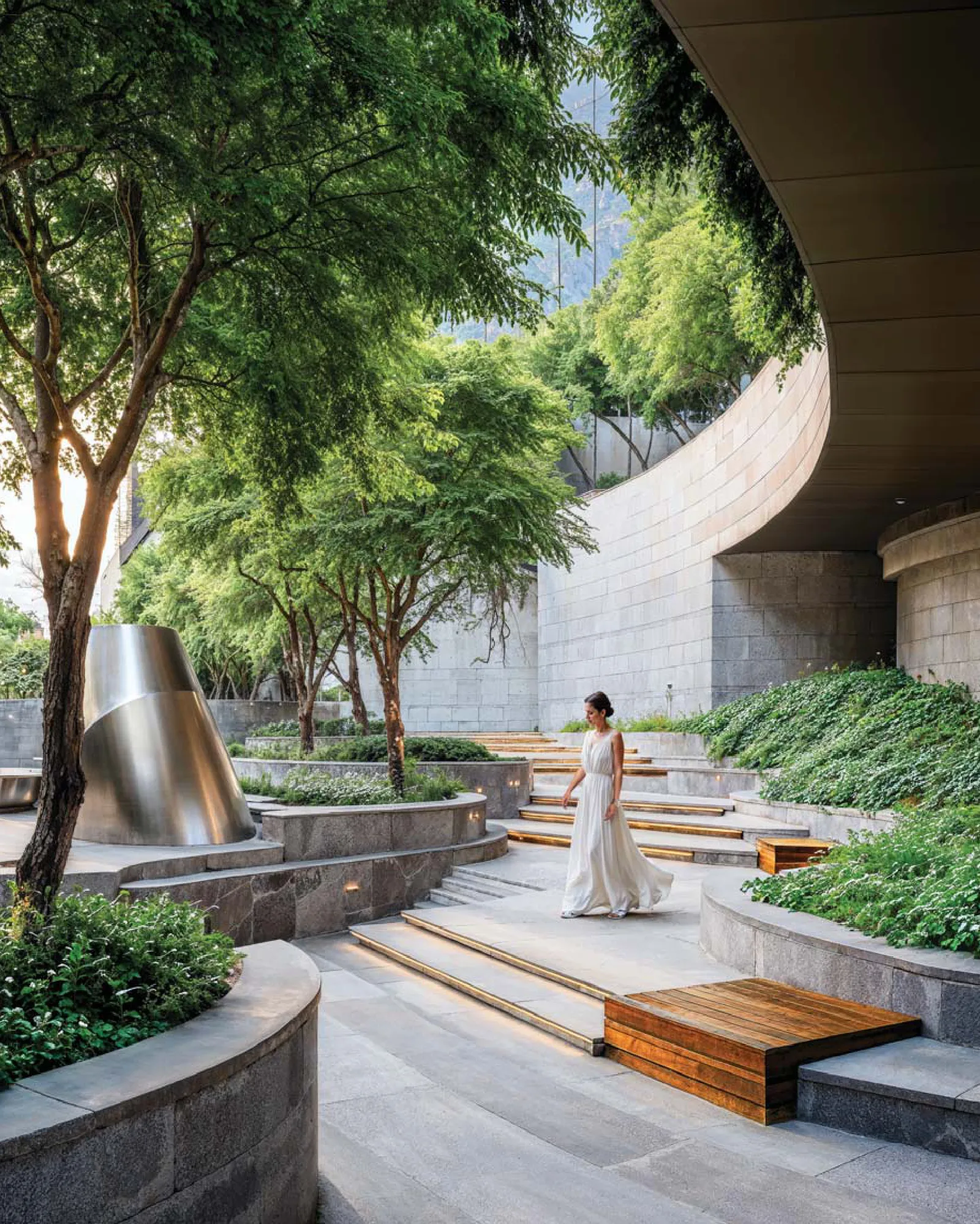 Landscaped garden – Lodha Sylvan
