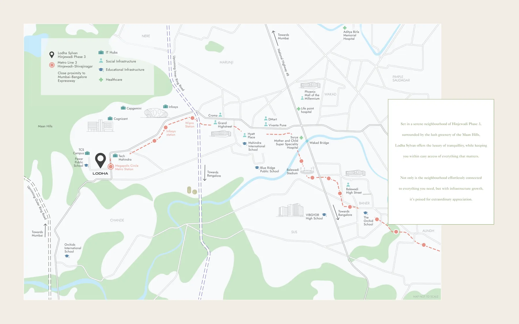 Lodha Sylvan location map – Hinjawadi Phase 3, Pune