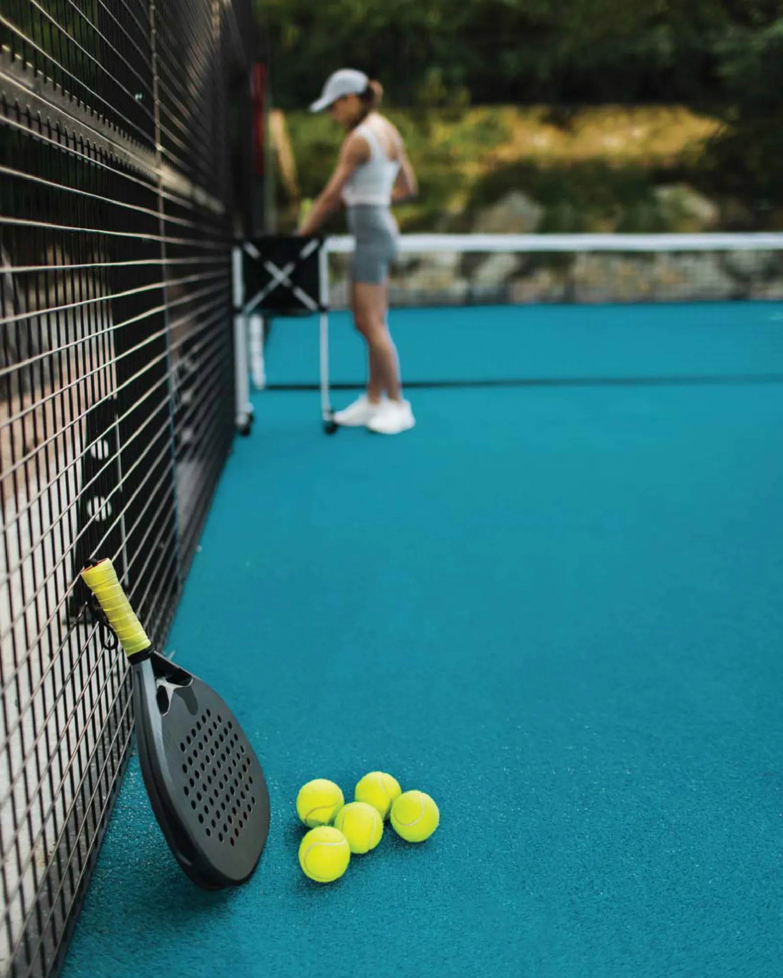 Padel court at Lodha Sylvan
