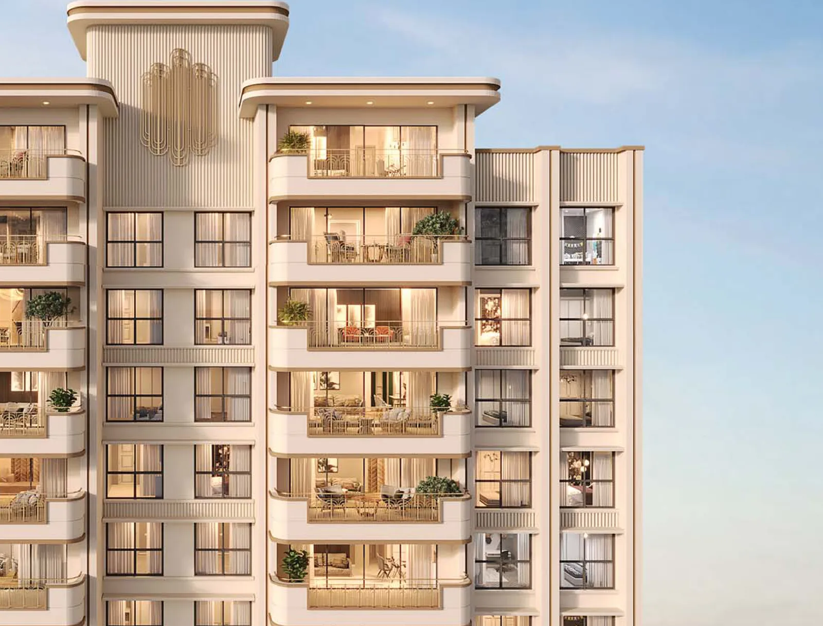 Art-deco towers – Lodha Sylvan